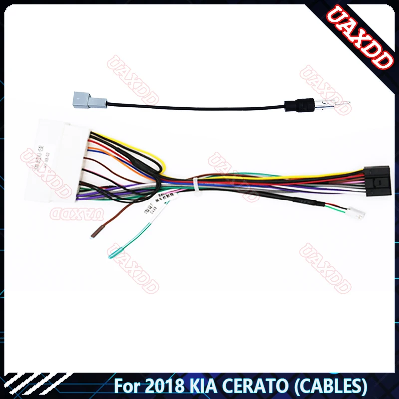 

9-дюймовый автомобильный радиоприемник для 2018 KIA CERATO, Android, стерео, аудио экран, мультимедийный видеоплеер, кабели навигации, жгут, рамка