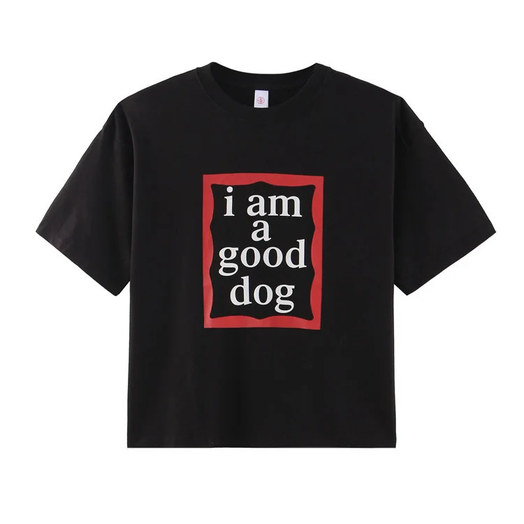 

2022new cotton T-shirt mulit color loose crew neck spring / summer 2021 new women's short sleeve O-Neck