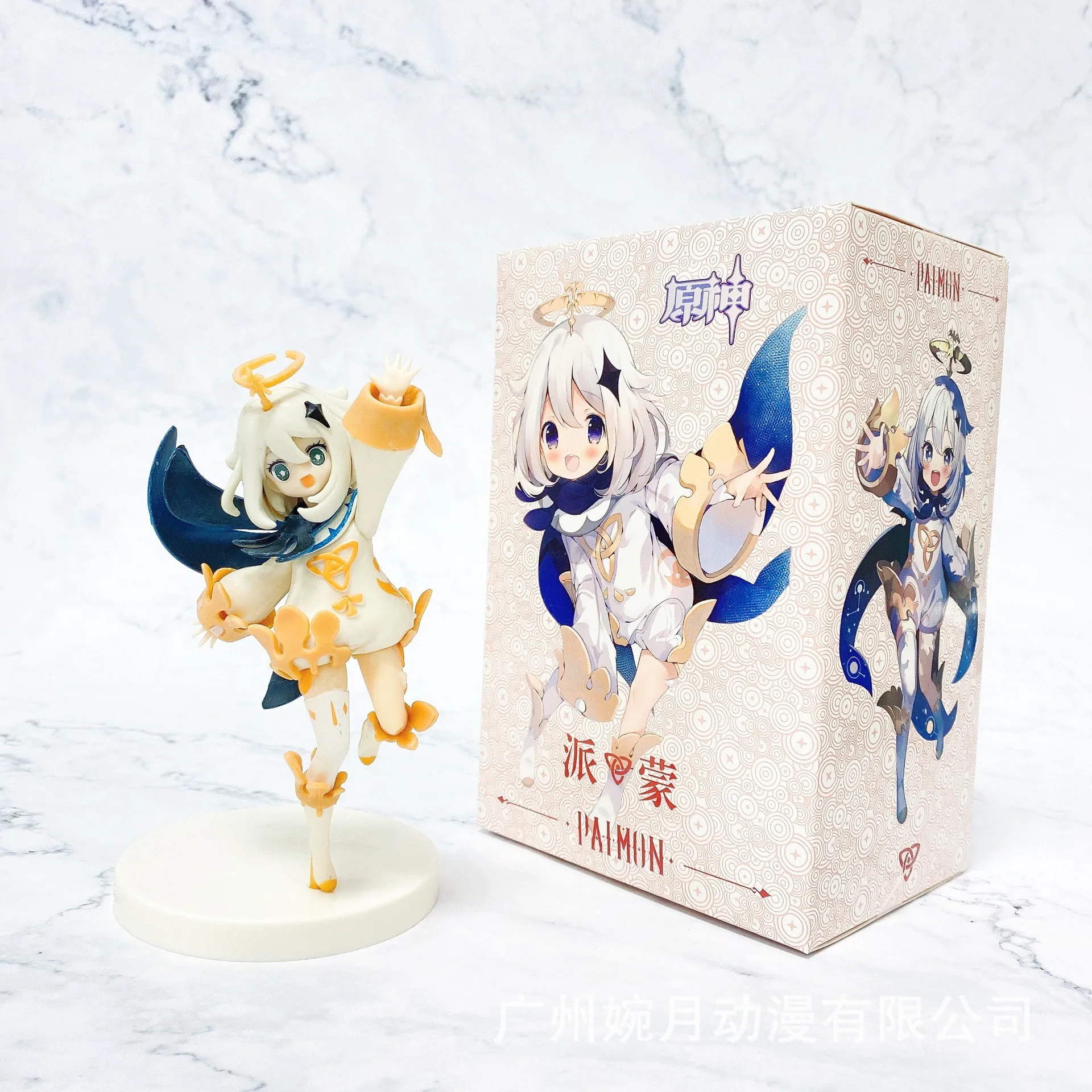 

Популярные Аниме фигурки Genshin Impact Paimon Kaeya, ПВХ игрушки, модель куклы, фигурки героев, милая девушка, фигурки Klee, игрушки