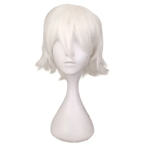Парик для косплея Killua Gintoki Aohitsugi Samatoki Silver белый парик для косплея Хэллоуин синтетические волосы Perucas