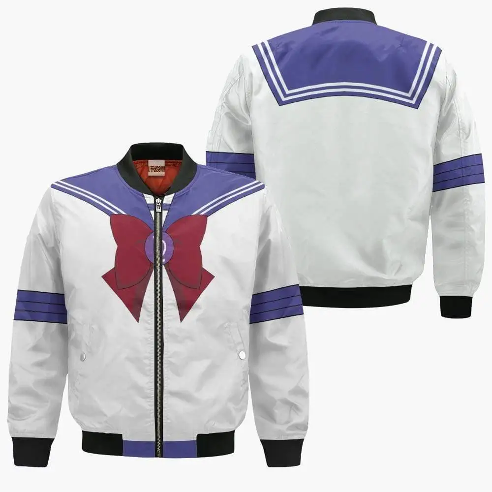 

Sailor Cute Uniform Unisex Custom Sailor Moon Jacket Amine Casual 3D All-print Anime Padded Jacket Bomber Jacket