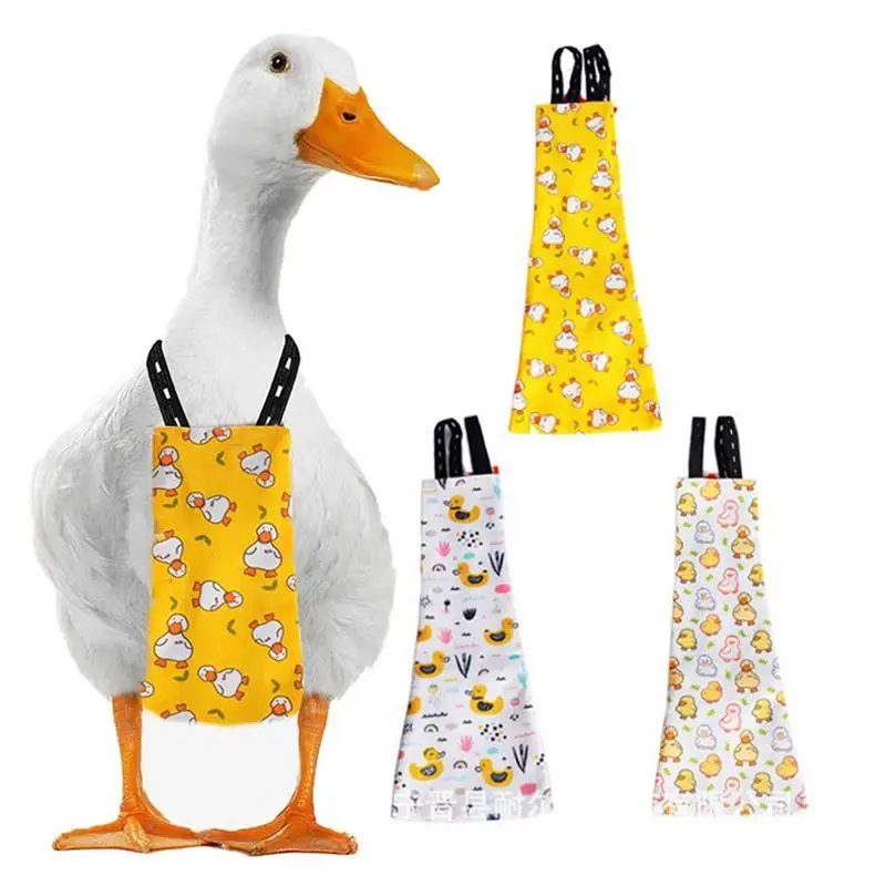 

Duck Diapers Reusable Chicken Clothes Poultry Diapers Washable Leak Proof Duck Diapers For Duckling Hens Poultry Farm Supplies