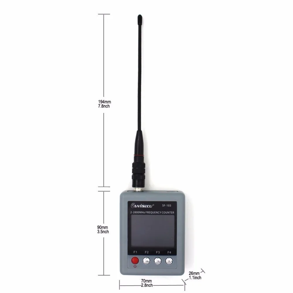 Частотомер Surecom SF-103 2МГц-2.8ГГц с декодером CTCSS DCS, тестер для аналоговых и цифровых DMR портативных раций (art.: 3920dc297b645) - 3920dc297b645