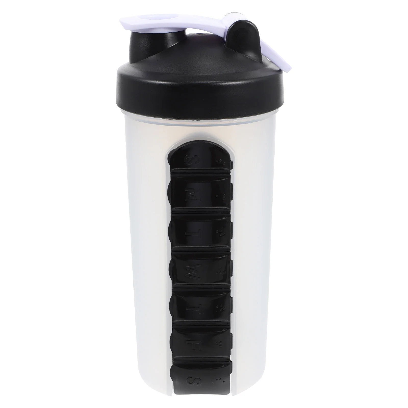 

Shaker Cup Water Bottle Sports Kettle Drinking Medicine Container Portable Plastic Mix
