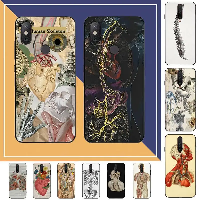 

Medical Human Anatomy Phone Case for Redmi Note 8 7 9 4 6 pro max T X 5A 3 10 lite pro