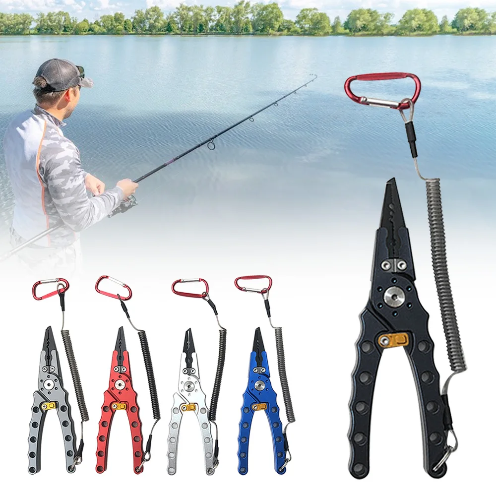 

Цветные Титановые плоскогубцы для рыболовного контроллера, кольцо, приманка, плоскогубцы, многофункциональные ножницы для узлов, инструме...