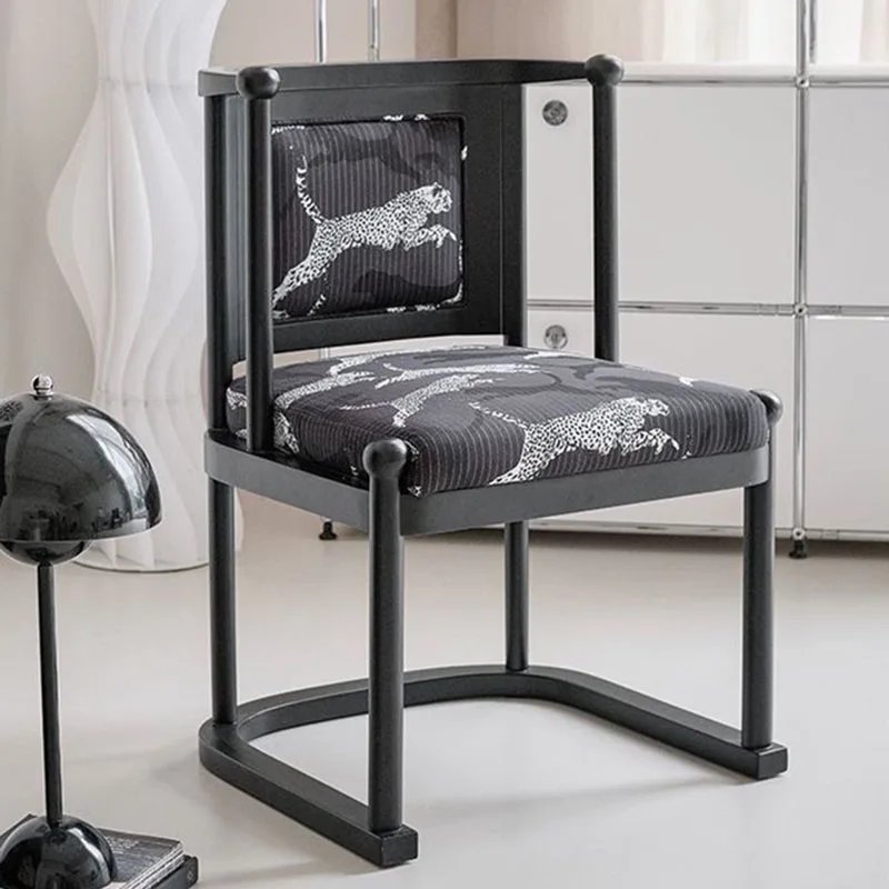 Обеденный стул с черными ножками стулья для кафе гостиной роскошные обеденные