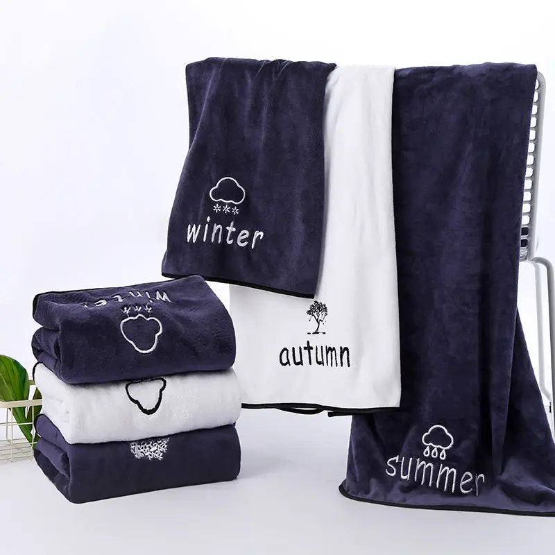 Bath Towel Couple Soft Water Absorption Quick Drying Breast Wrapping Bathroom Towel Domestic