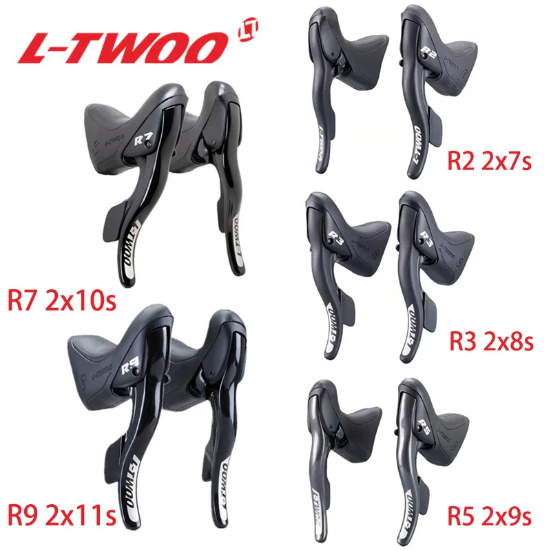 

LTWOO R2 2x 7/R3 2x 8/R5 2x1 0/R7 2x10 /R9 2x1 1 скорость дорожного фрикциона, рычажный тормоз, дорожный велосипед, совместимый с переключателем Shimano