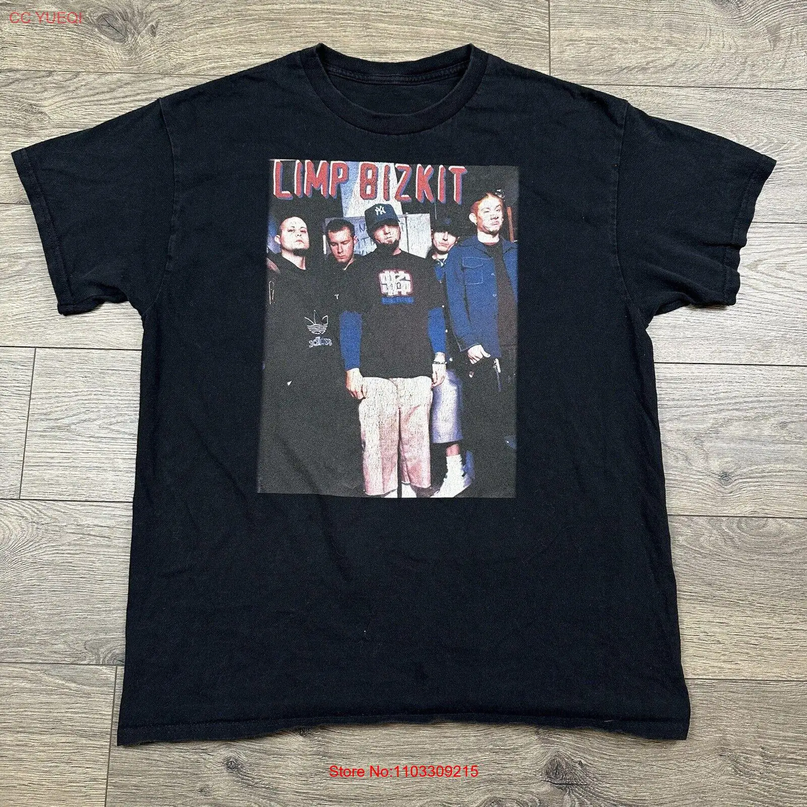 Винтажная рубашка Limp Bizkit для взрослых большая черная Nu Metal Band