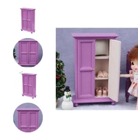 beautiful collectible exquisite detail mini cabinet model scene for children cabinet model wooden cabinet