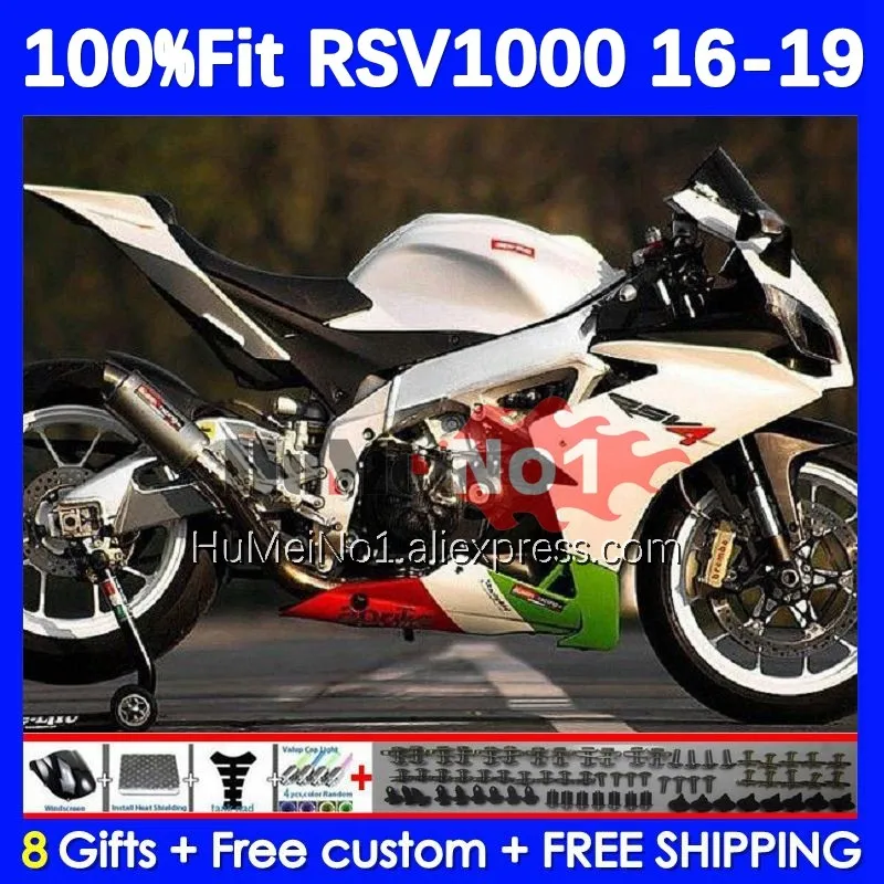 

Injection Body For Aprilia RSV 1000 R RR 1000R white stock 140No.77 RSV1000 16 17 18 19 RSV1000RR 2016 2017 2018 2019 Fairings