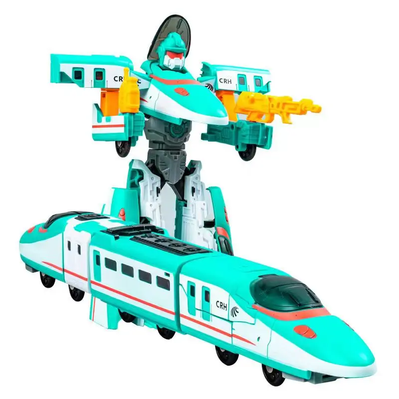 

Free Shipping Anime Train Transformation Robot Hot Sale Deformed Mech Model Toys Child Action Figure Birthday Gift For Boy Toy