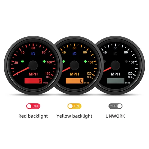 85 мм GPS спидометр 200 км/ч 120 км/ч цифровой одометр ATV UTV мотоцикл морской лодочный счетчик водонепроницаемый 12 В по индивидуальному заказу