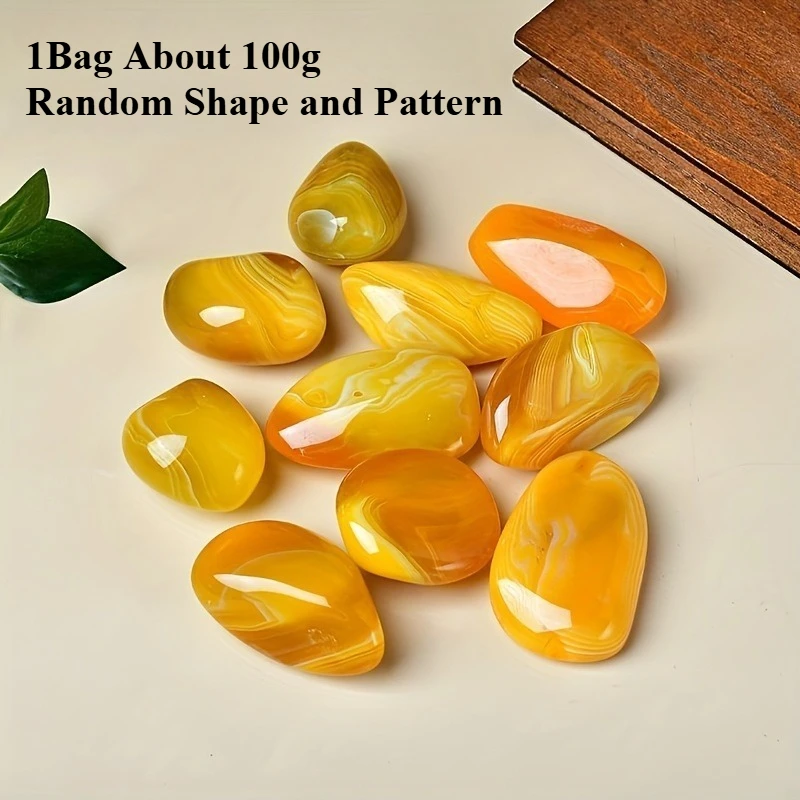 

Полированные камни желтый сардоникс полосатый агат