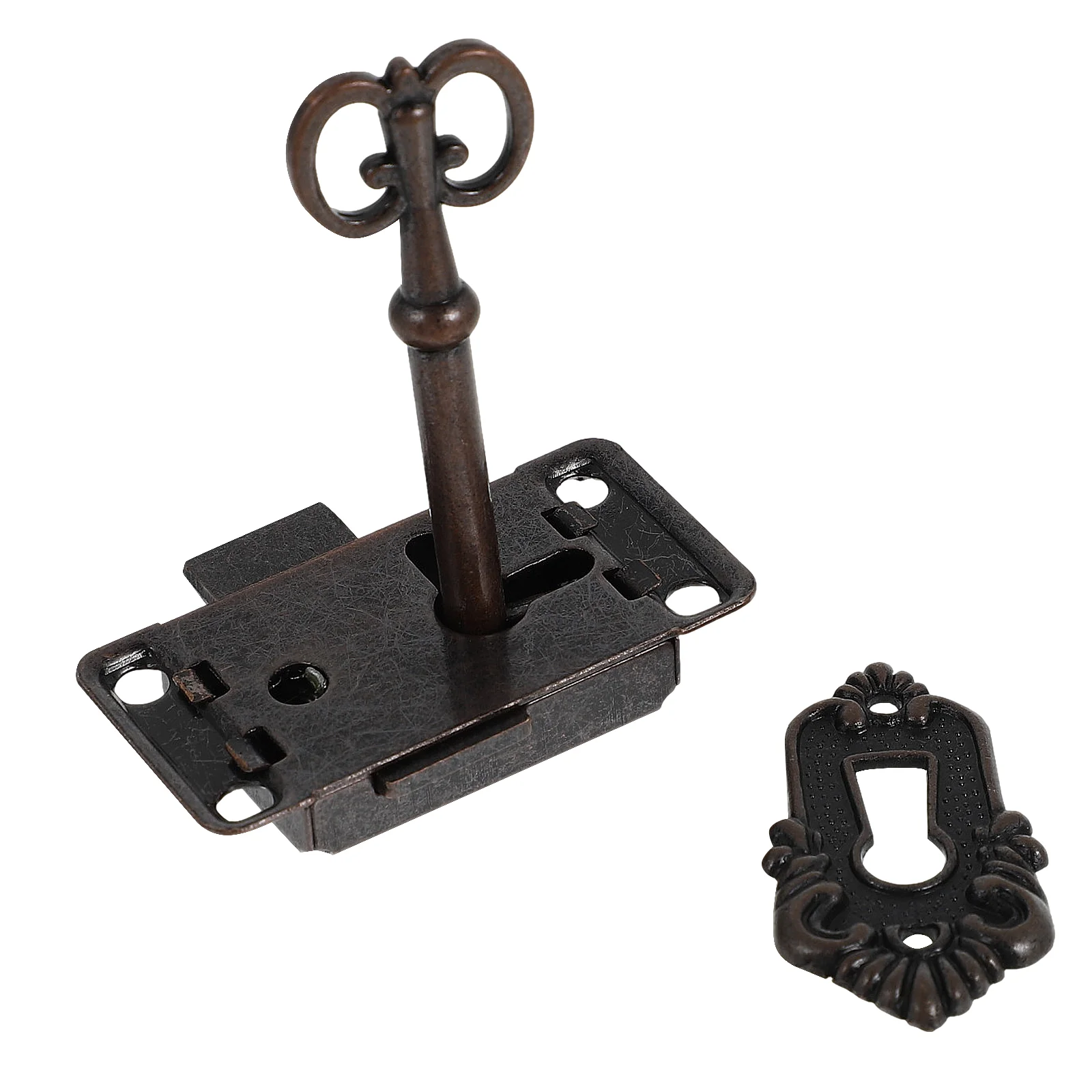 

2 Sets Desk Makeup Mirror Vintage Key Lock Drawer Locks Cabinet Wardrobe