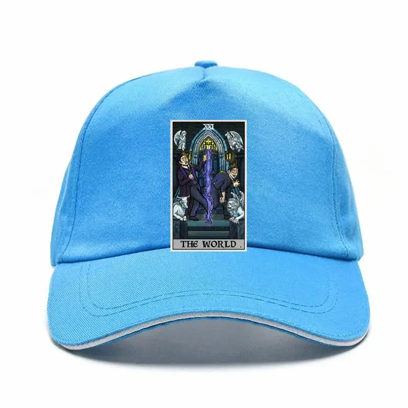 

The World Tarot Card Bill Hats Halloween Gothic Dr Jekyll Mr Hyde Goth Literature Outfit Baseball Caps