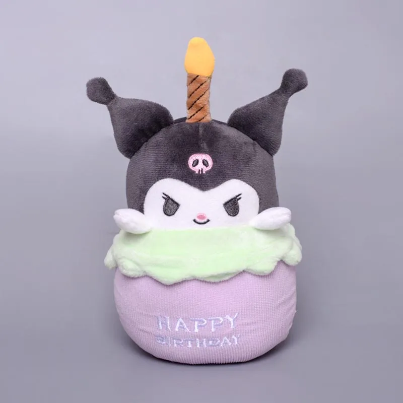 Милый подарок на день рождения собака Kuromi Cinnamoroll игрушка в форме торта Kirby Melody