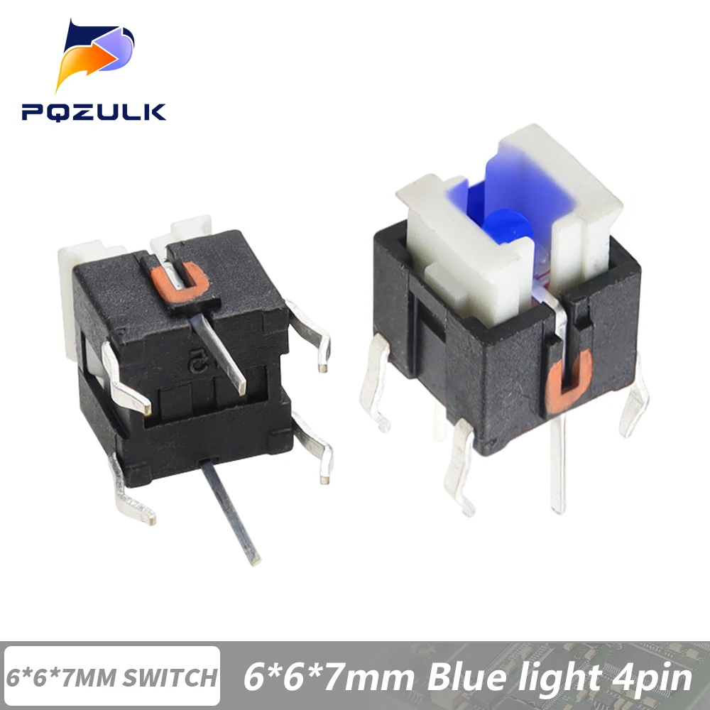 

5 шт. Контактный переключатель PQZULK TS-H002 синий