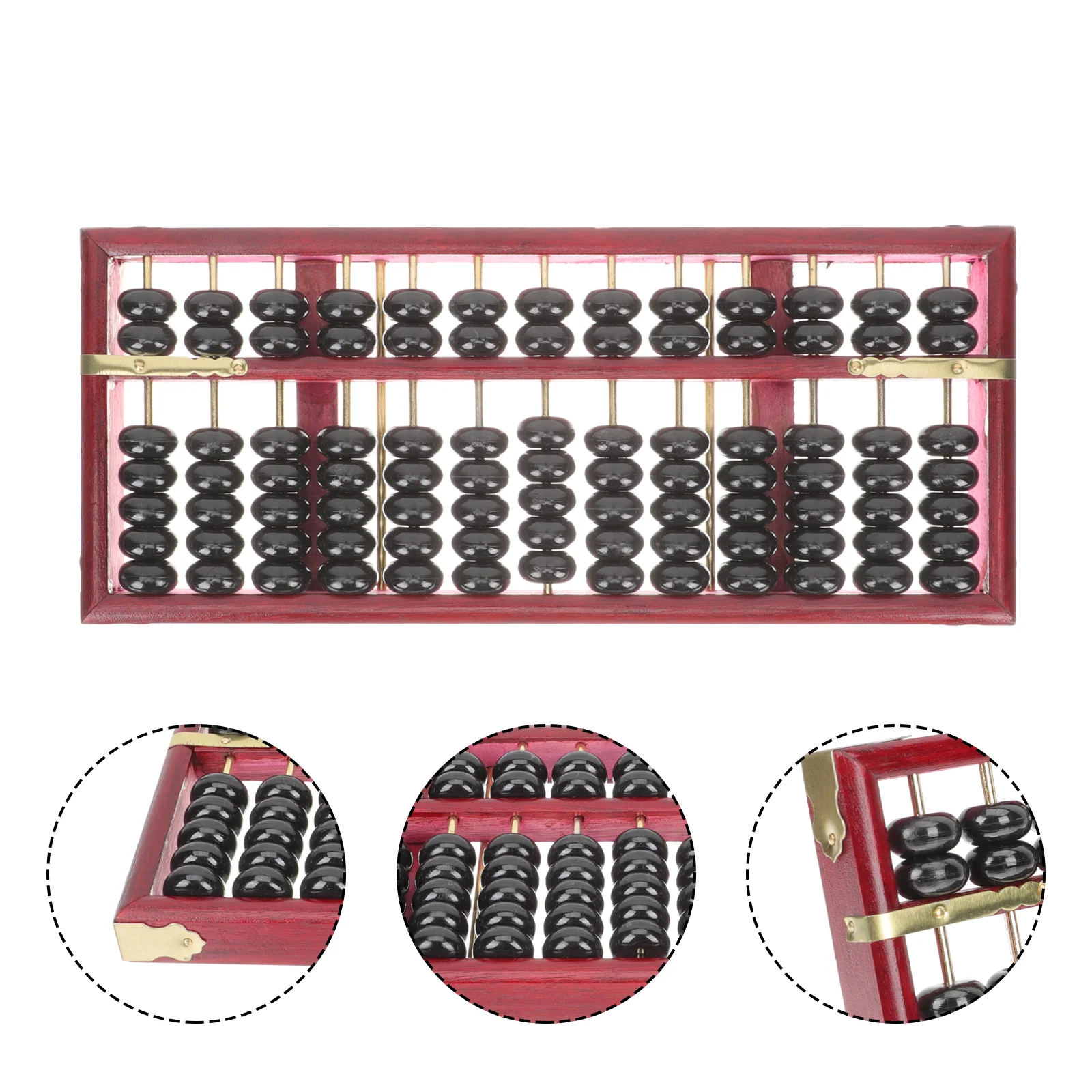 

Abacus Calculating Chinese Vintage Design Students Count Number Tools Educational Toy Decorate Retro Style Children Learning
