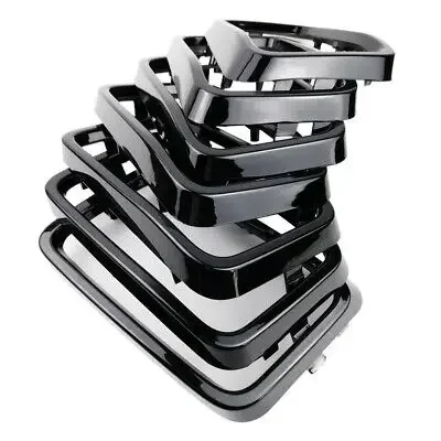 Фото Подходит для Jeep Grand Cherokee 2017-2021, черная передняя решетка, вставки, накладка, кольцо 6ML06XS9AA №4