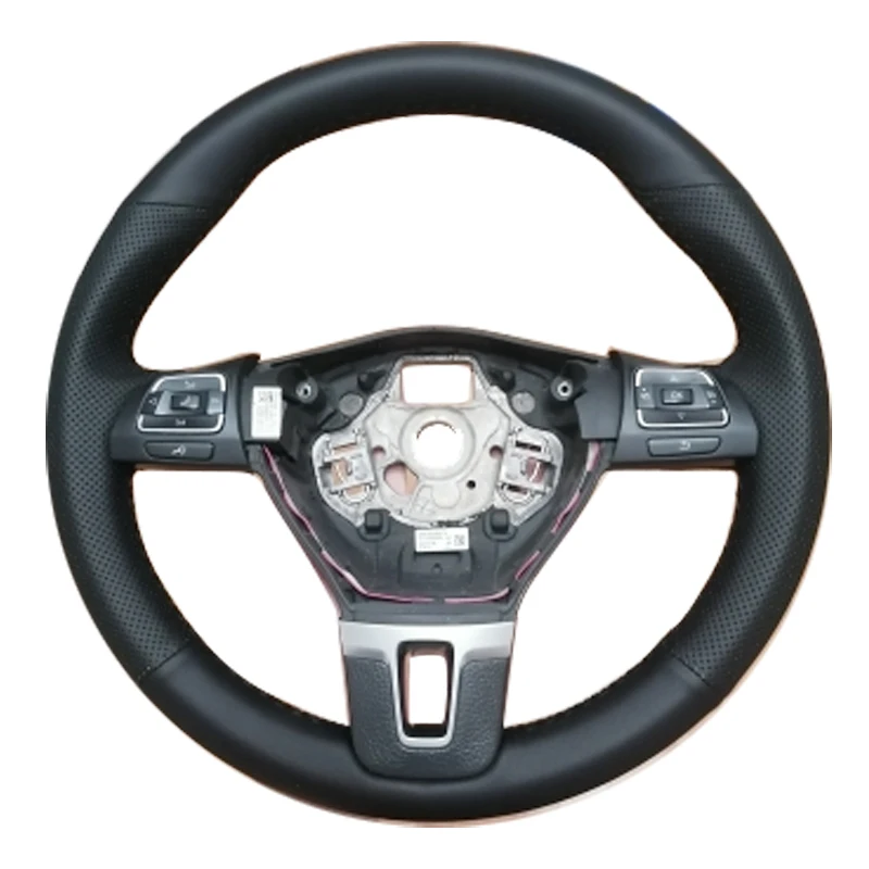 Customized Car Steering Wheel Cover For Volkswagen VW Golf Tiguan Passat B7 Passat CC Touran Auto Leather Steering Wrap