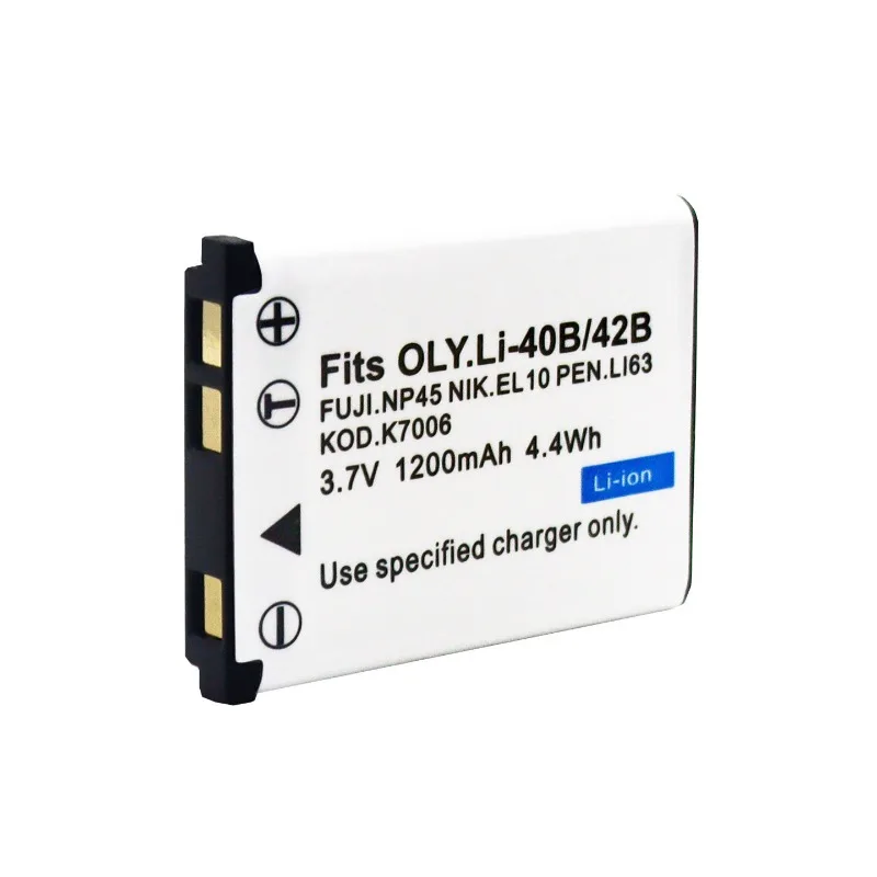 Фото Новый аккумулятор/зарядное устройство LB-012 Li-40B 1200 мАч 3.7В для камер Kodak Pixpro FZ55 FZ53 FZ52 FZ51 X52 CZ52 FZS50 K7006 M5370 M5350 M215. №5