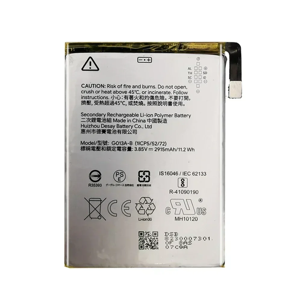G013A-B аккумулятор для телефона HTC GOOGLE Pixel 3 G013B G013A Pixel3 2915 мАч высококачественный +