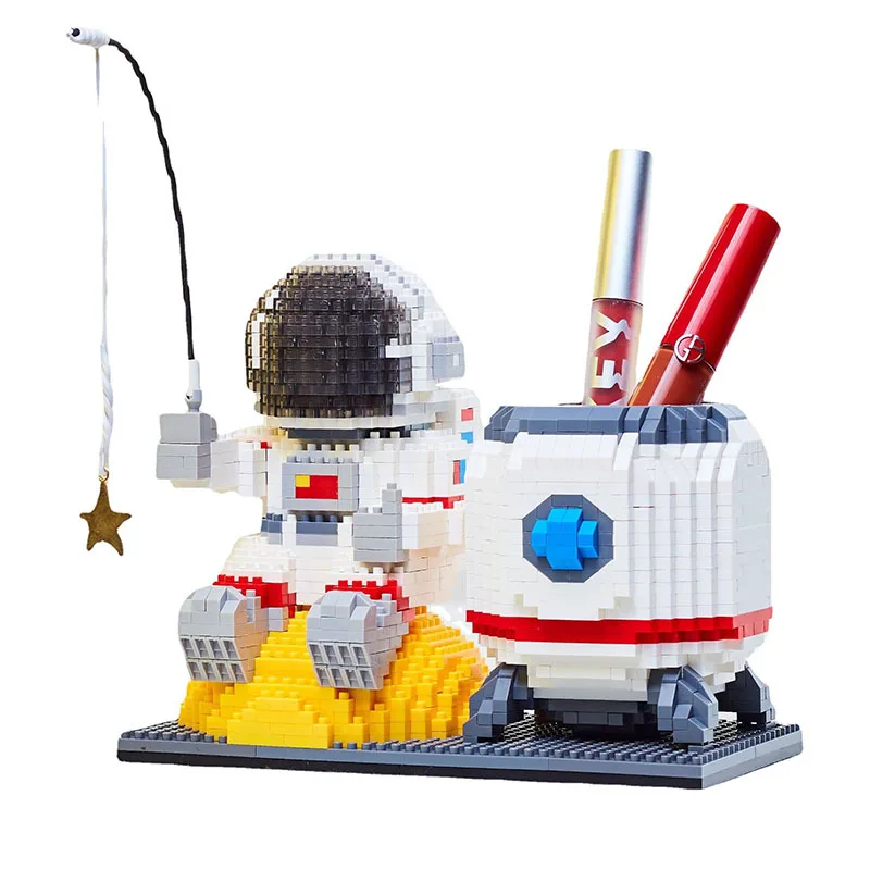 

Cosmonaut Rocket Spacecraft Spaceman Astronaut Micro Building Blocks Mini Brick Figure Toys for Kid Gifts