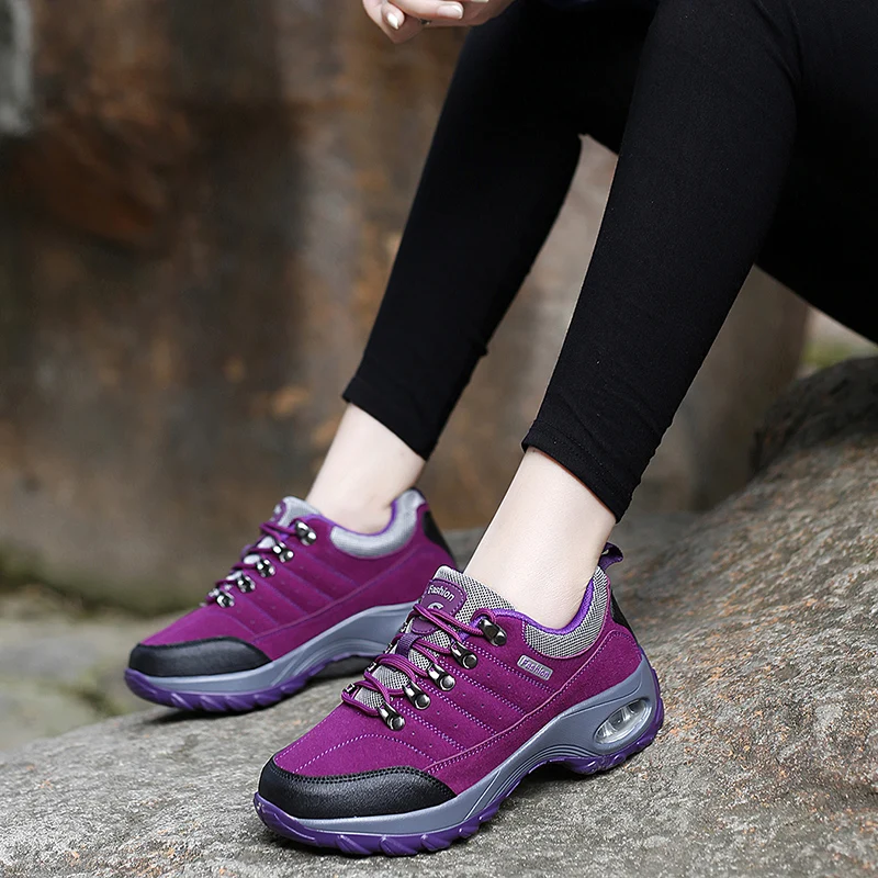 SENAGE Fashion Women's Air Cushion Running Shoes Breathable Women Sneakers Comfortable Sport High Platform Casual Shoes