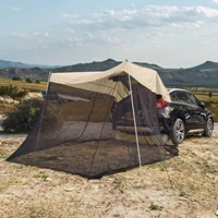 camping tent car trunk rear tent portable auto canopy camper trailer sun shade for outdoor camping traveling family outdoor