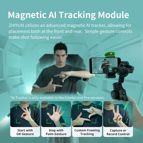 ZHIYUN SMOOTH 5S AI ручной стабилизатор для смартфона