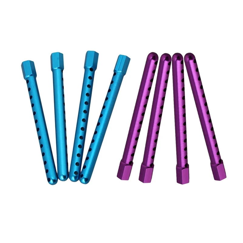 

8 шт. 102037 синий/фиолетовый алюминий RC 1:10 сплав корпус стойки крепления для HSP Road Racing Model Car Upgrade