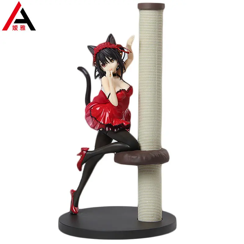 

SkyTube Saitom Sexy AY Factory XINHAO Tokisaki Kurumi Cat Girl Heterochromatic DATE A LIVE Beauty Model орнамент хобби подарок