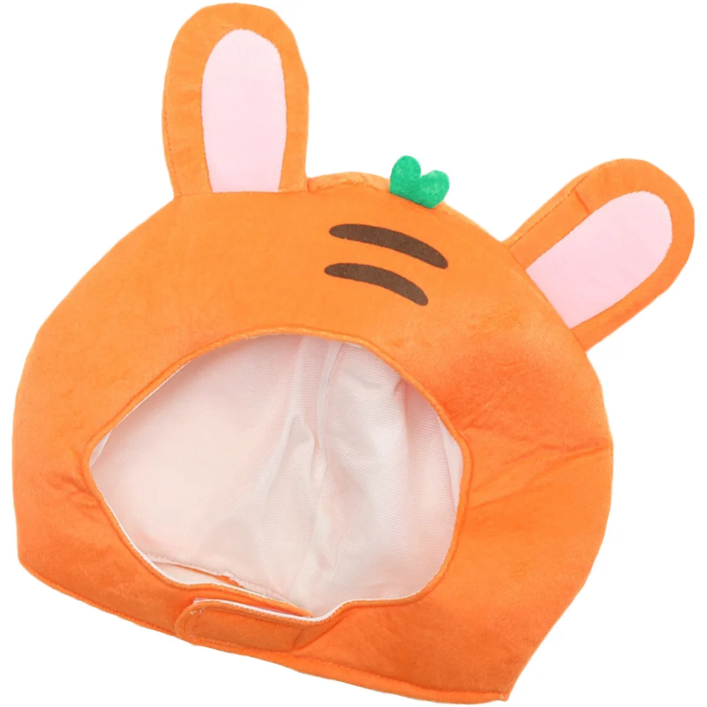 

Hat Bunny Party Costume Plush Animal Easter Prop Ears Headband Decorative Birthday Cap Full Headgear Vegetables Cozy Hatswomen