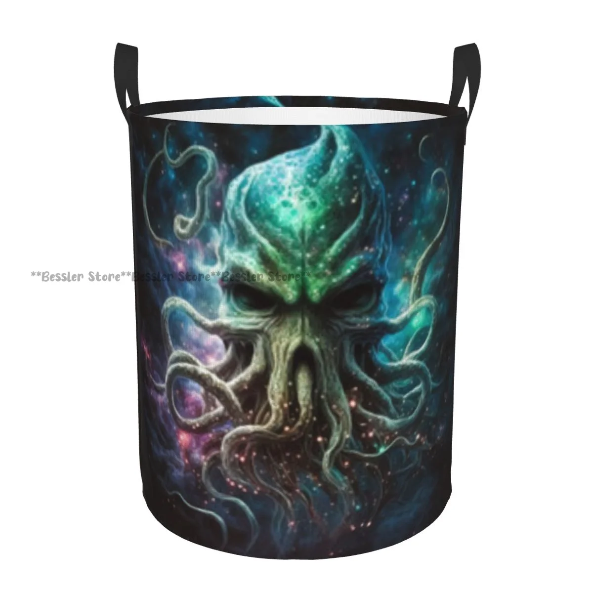 Космическая Dreamscape Cthulhu корзина для белья в виде осьминога складная грязная