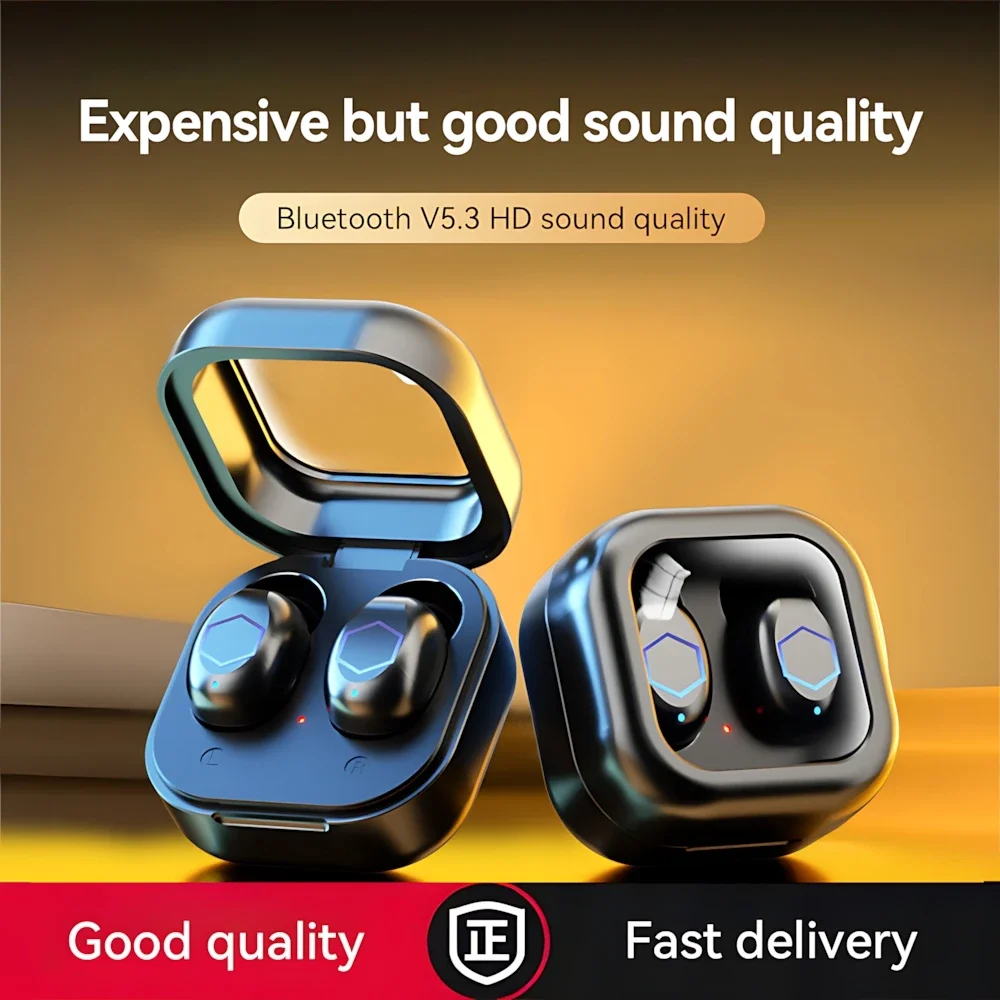 Фото Наушники-вкладыши Bluetooth, беспроводные наушники, HIFI стерео сенсорные игровые беруши с низкой задержкой, мини-портативные креативные подарки для девочек №5