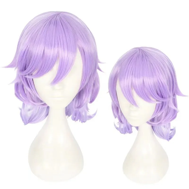 Фото Аниме-парик Twisted Wonderland Sleeping Beauty Maleficent Silver COS Wig №3