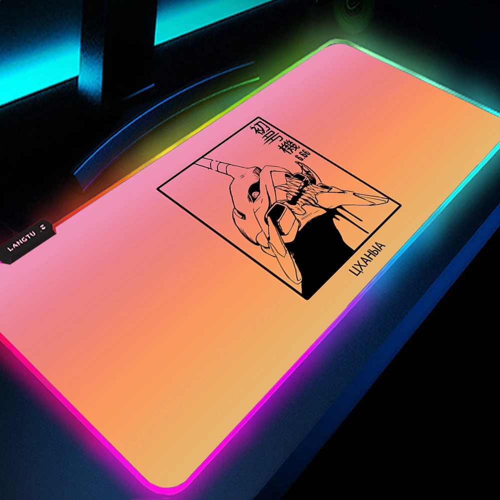 

Individual Art LED Carpets Pc Full Set Computer XXL Rgb Backlit Mat Gamer Keyboard Office Supplie Setup Gamer Rubber Mat Playmat