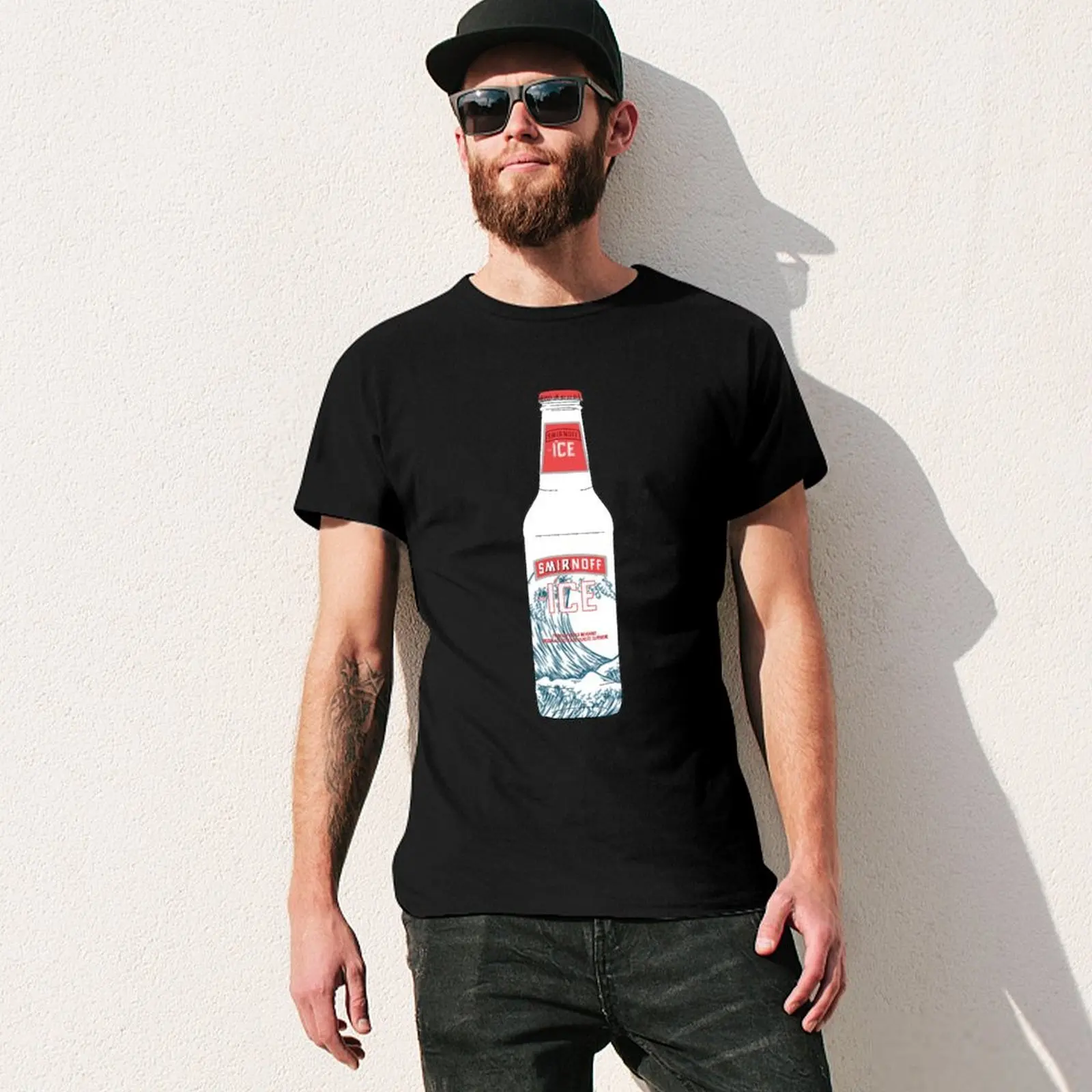 Фото Футболка Smirnoff Ice Wave большого размера с круглым вырезом №3