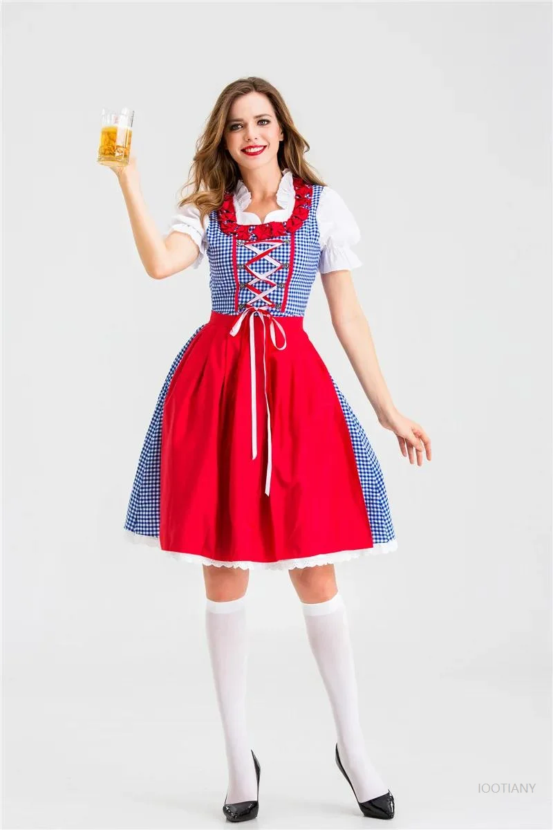 Привлекательный немецкий Немецкий фестиваль пива парад пивная девушка Heidi