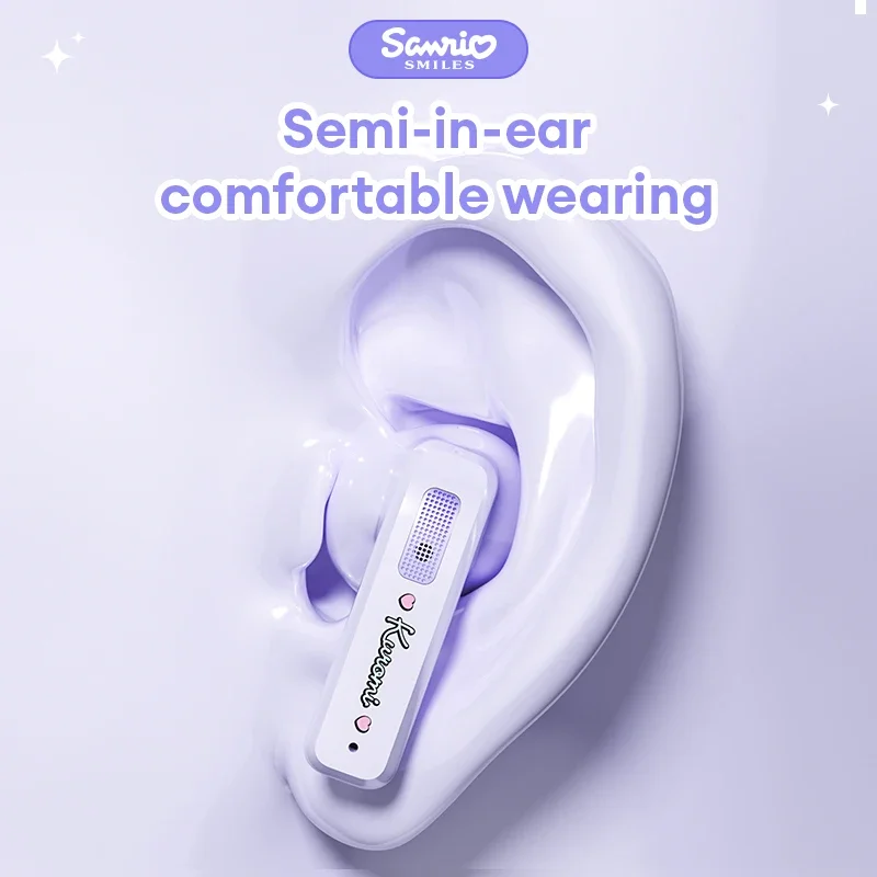 Наушники Miniso Sanrio BL02 Беспроводные с поддержкой Bluetooth 5 4 и сенсорным управлением