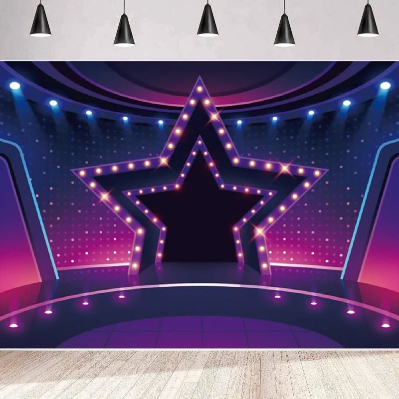 Фон для студийной фотосъемки с тематикой рокстар