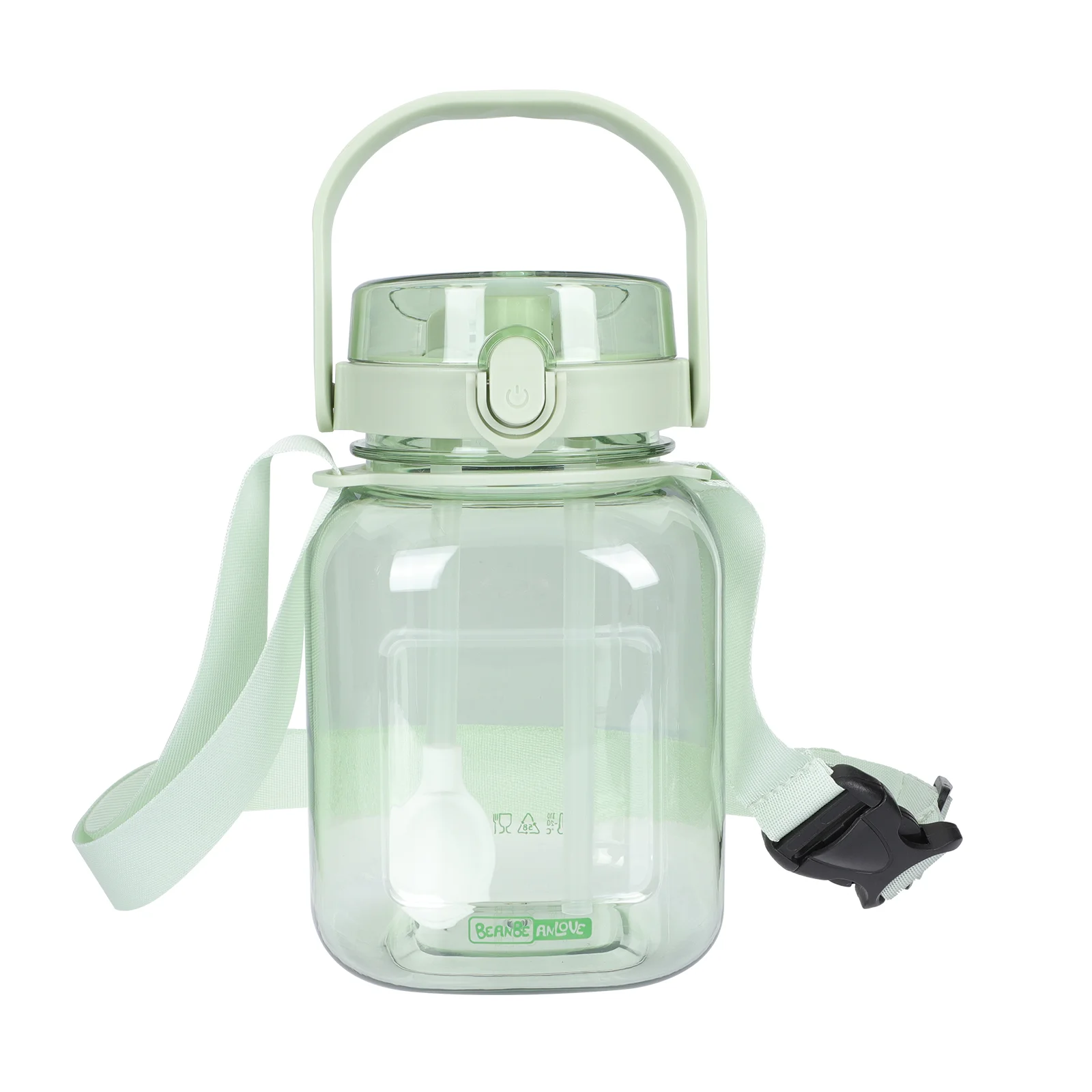 

Герметичная бутылка для воды, бутылка для воды для фитнеса, контейнер для воды, бутылка для воды с соломинкой