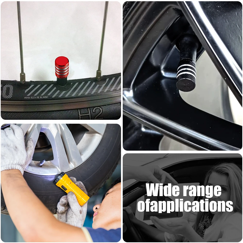 4 шт./комплект универсальные алюминиевые колпачки для автомобильных шин