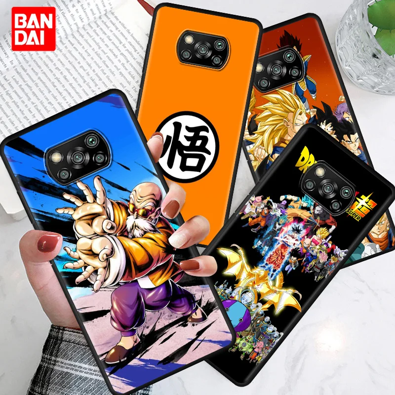 

Dragon Ball Super Z Goku Dbz Case for Xiaomi Poco X3 NFC F3 M3 11t 11 Lite Ultra Redmi Note 10s 10t Pro 5G Soft Silicone Cover