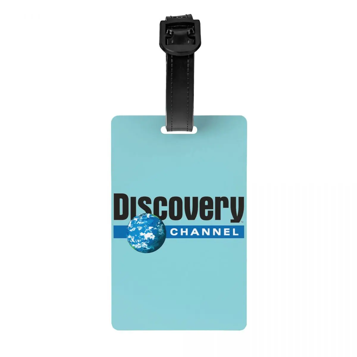 

Discovery Channel Luggage Tag Television Show Science Travel Bag Suitcase Privacy Cover ID Label