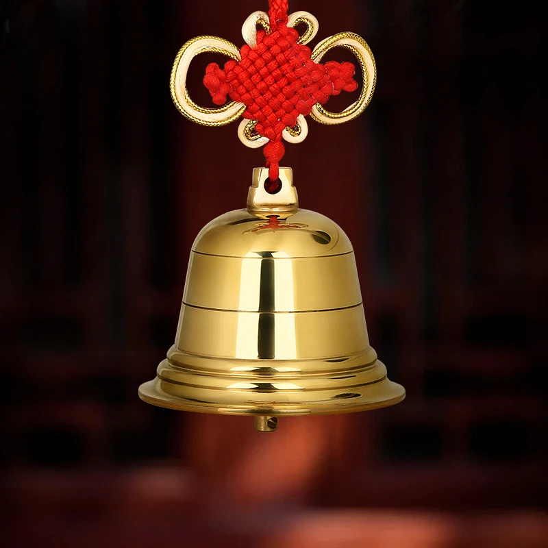 

Copper Bell Pendant Wind Chimes Copper Lucky Decoration Safe Living Room Home Door Decoration Crafts Decorations decor