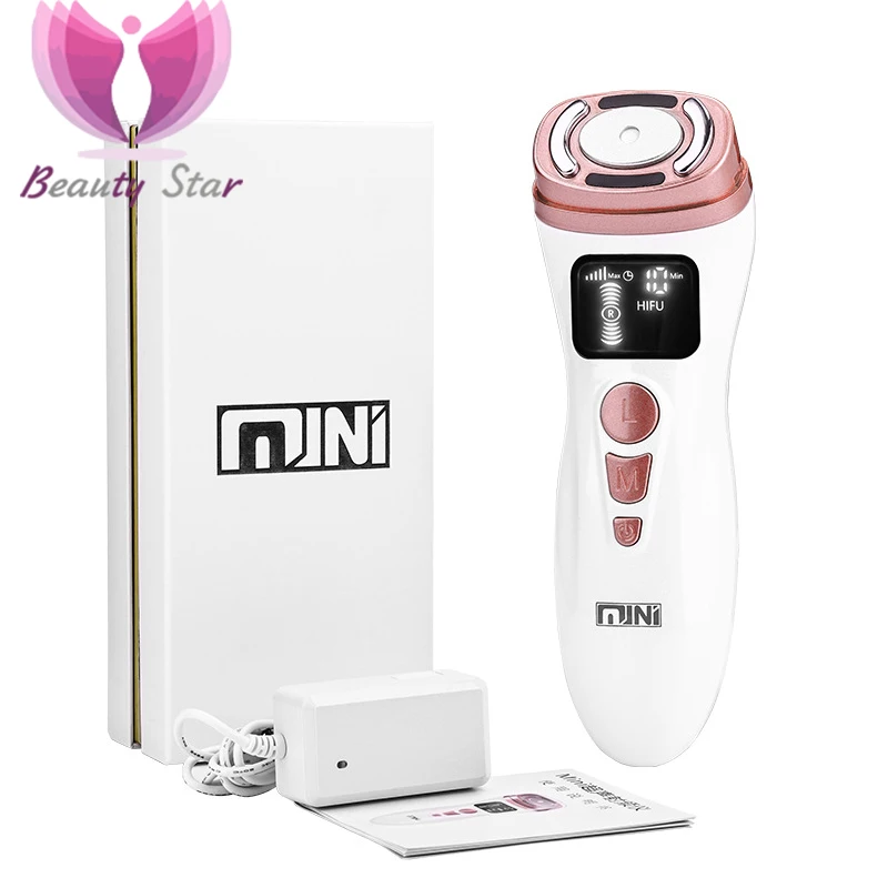 

NEW Mini HIFU Machine Ultrasound Machine RF Fadiofrecuencia EMS Microcurrent Lift Firm Tightening Skin Wrinkle Skin Care Product