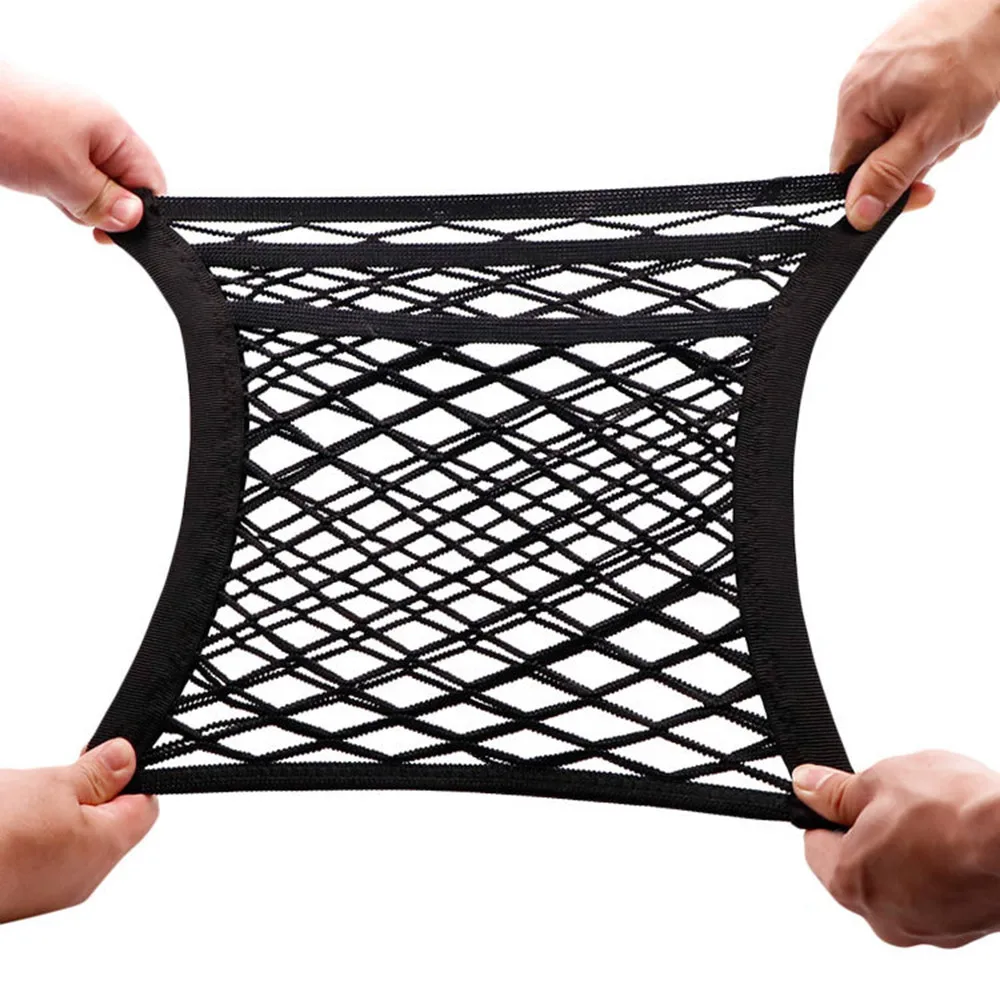 

Organizer Car Storage Net Oxford Cloth + Mesh 30 X 25cm Auto Seat Luggage Cargo Net Pocket